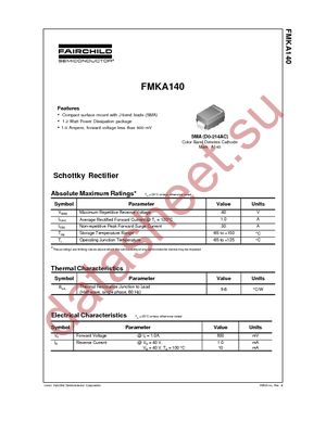 FMKA140 datasheet  